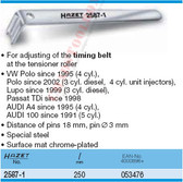 HAZET 2587-1 DOUBLE-PIN WRENCH