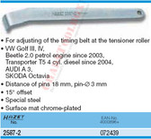 HAZET 2587-2 DOUBLE-PIN WRENCH