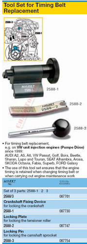 HAZET 2588-1 CRANKSHAFT FIXING DEVICE