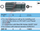 HAZET 2597-03 SCREWDRIVER BIT