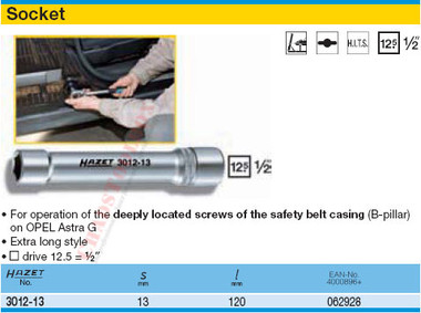 HAZET 3012-13 SOCKET