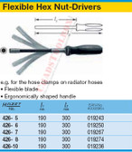 HAZET 426-6 FLEXIBLE HEX NUT DRIVER