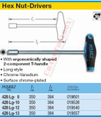 HAZET 428LG-13 HEX NUT DRIVERS