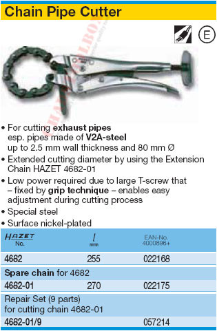 HAZET 4682-01/9 SPARE PART SET