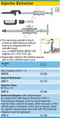HAZET 4797-3 EXTERNAL ADAPTER