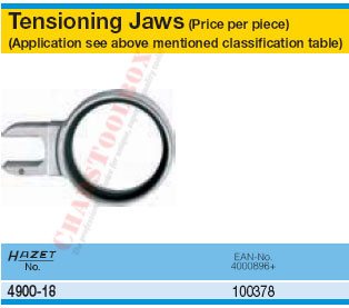 HAZET 4900-18 TENSIONING JAWS