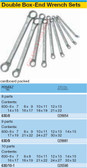 HAZET 630/8 DOUBLE BOX-END WRENCHES SET
