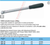 HAZET 6391-50 TORQUE WRENCH