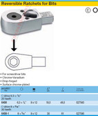 HAZET 6408-1 RATCHET HEAD FOR BITS