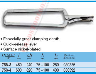 HAZET 758-4 GRIP PLIERS