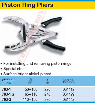 Hazet 790-1A Piston Ring Pliers