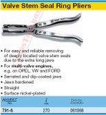 HAZET 791-8 VALVE RETAINER RING PLIERS