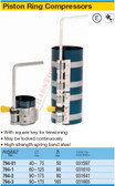 HAZET 794-1 TIGHTENING STRAP FOR PISTON RINGS