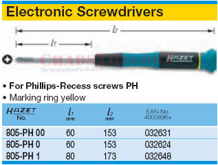 HAZET 805-PH00 ELECTRONIC SCREWDRIVER
