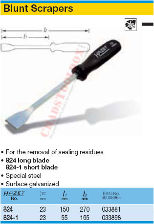 HAZET 824-1 BLUNT SCRAPER