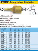 HAZET 8502-T30 TORX SCREWDRIVER SOCKET