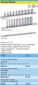 HAZET 850HL SOCKET RAIL