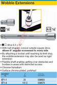 HAZET 871-1 FLEXIBLE EXTENSION 6,3 (1/4")