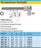 HAZET 8801KK-6 SCREWDRIVER SOCKET