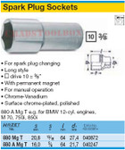 HAZET 880MGT SPARK PLUG SOCKET