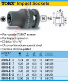 HAZET 880S-E10 TORX IMPACT SOCKET