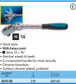 HAZET 8816GK REVERSIBLE RATCHET WITH JOINT 10 (3/8")