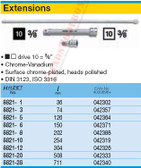 HAZET 8821-5 EXTENSION 10 (3/8")
