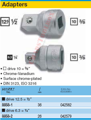 HAZET 8858-2 ADAPTERS