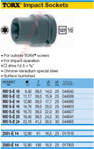 HAZET 900S-E24 TORX IMPACT SOCKET