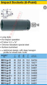 HAZET 900SLG-17 6-POINT IMPACT SOCKET