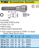 HAZET 992LG-T70 TORX SCREWDRIVER SOCKET