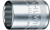 1530018 Stahlwille 40AD-9/32 1/4 Drive SAE 12 Point Sockets