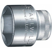 2110022 Stahlwille 456-22  3/8 Drive 6 Point Sockets 22mm