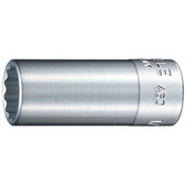 2620028 Stahlwille 460A-7/16 3/8 Drive Deep SAE 12 Points
