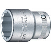 5410046 Stahlwille 55A-15/16 3/4 Drive SAE 12 Point Sockets