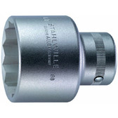 6010055 Stahlwille 60-55 1 inch Drive 12 Point Sockets 55mm