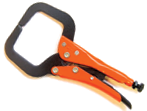 GR12406 GRIP-ON 6" C-CLAMP W/STEEL JAWS