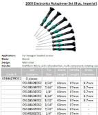 05346279001 WERA 7 PC SLOT/PH/SQ INS S/D SET