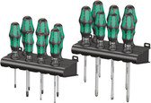 WERA 05105630001 KRAFTFORM BIG PACK SERIES 300 S/DRIVER SET  16 PCS W/Take it easy tool finder coloring