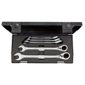 Gedore 2327651 Combination ratchet spanner set, reversible 5 pcs 8-19 mm 7 UR-005