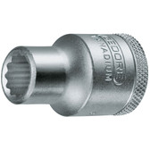 Gedore 6133710 Socket 1/2" 15 mm D 19 15