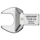 Gedore 7691260 Rectangular open end fitting SE 14x18, 30 mm 7118-30