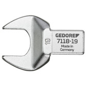 Gedore 1963724 Rectangular open end fitting SE 14x18, 41 mm 7118-41