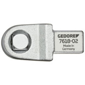 Gedore 7688040 Rectangular fixed square head 1/2" SE 14x18 7618-02