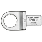 Gedore 7693120 Rectangular ring end fitting SE 14x18, 13 mm 7218-13