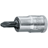 Gedore 6656650 Screwdriver bit socket 1/2" PH 2 IKS 19 2