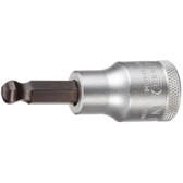 Gedore 2219336 Screwdriver bit socket 1/2" ball-end in-hex 6 mm IN 19 K 6