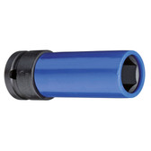 Gedore 2178214 Impact socket 1/2" with protective sleeve, 17 mm K 19 LS 17