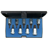Gedore 1815636 Screwdriver bit socket set 1/4" 9 pcs TORX T8-T40 ITX 20 PM