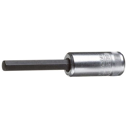 Gedore Screwdriver bit socket 1/4" long, 4 mm IN 20 4-60